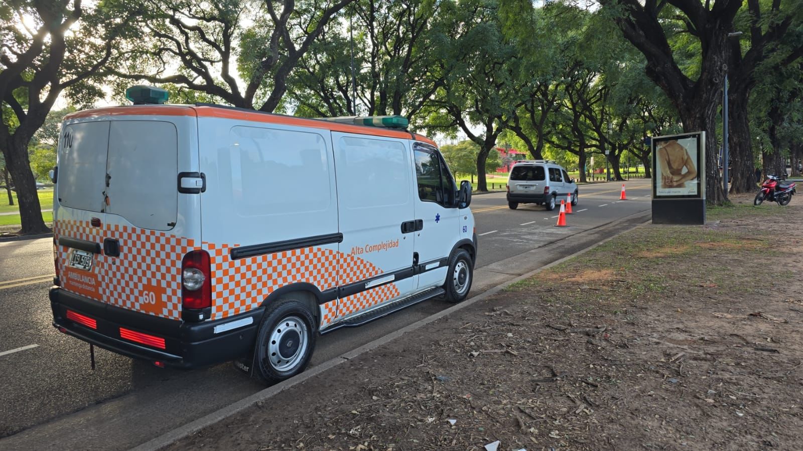 Ambulancia en servicio